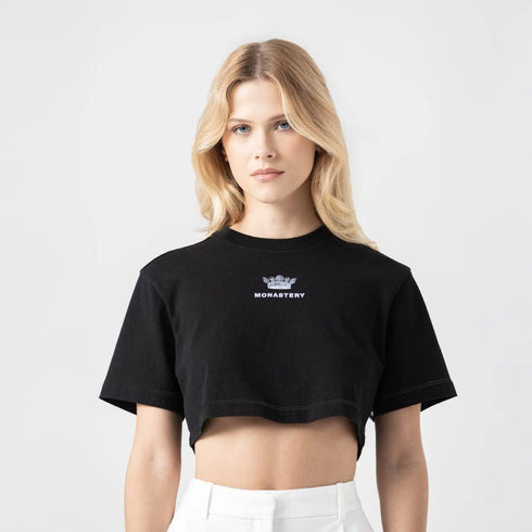 CROP TOP NEGRO APHRA MONASTERY